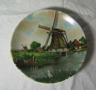 vintage decorative hand decorated Royal Schwabap Holland small plate 5 
