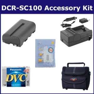  Sony DCR SC100 Camcorder Accessory Kit includes SDM 105 