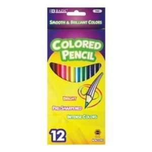  BAZIC 12 Color Pencil Case Pack 144: Electronics