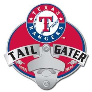   MLB Texas Rangers Trailer Hitch Cover   Tailgater