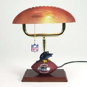  BSS   Seattle Seahawks NFL Mascot Desk Lamp w/ Football 