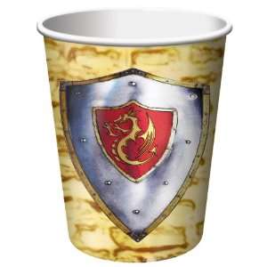 Medieval Knight Paper Beverage Cups Toys & Games