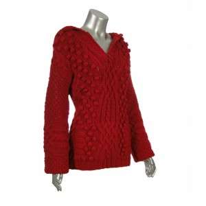 Sutton Studio Womens Chunky Hoodie Winter Sweater  