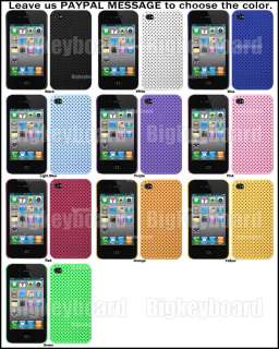 Hole Back Cover Hard Case for Apple iPhone 4 4G  