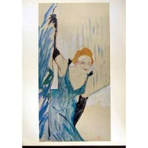   1993 Toulouse Lautrec Art Yvette Guilbert Curtain Call