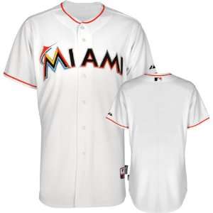 Miami Marlins Authentic 2012 Home Cool Base Jersey w/Inaugural Season 
