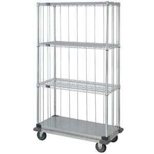   Wire Shelving Dolly Base Enclosure Carts   MDCG4647RE: Home & Kitchen