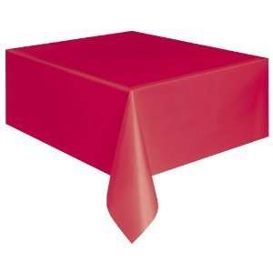  Plastic Table Cover Rectangle  Red Toys & Games