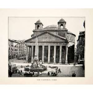   Historic Landmark Rome Italy   Original Halftone Print: Home & Kitchen