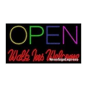  Open Walk Ins Welcome Led Sign: Everything Else