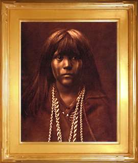 Mohave Girl Edward S.Curtis Native American Art Photo  