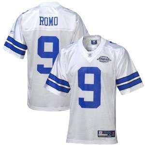 Reebok Dallas Cowboys #9 Tony Romo White Texas Stadium Farewell 