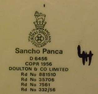 Sancho Panco Character Jug 1956 Royal Doulton NICE  