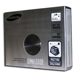Samsung Ultra Slim TV Wall Mount NEW 40 55 LED WMN1000B 036725230330 