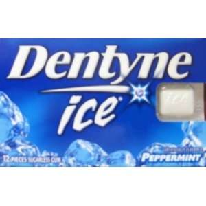 Dentyne Ice Peppermint Chewing Gum 36 12 Packs  Grocery 