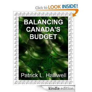 Balancing Canadas Budget (short fiction/satire) Patrick L. Halliwell 