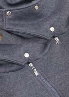 NWOT D34 Multi Style Lapel Zip Hooded Jacket(3 Color)〓  