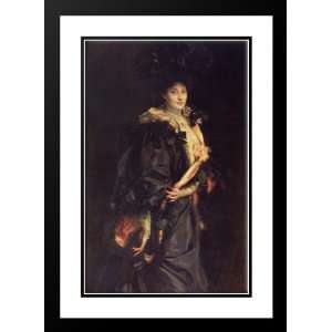   Singer 28x40 Framed and Double Matted Lady Sassoon