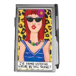  Why are You Still Talking Sarcastic Purse Notebook Pad Pen 