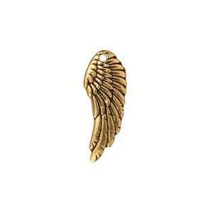  TierraCast Antique Gold (plated) Wing 10x27mm Charms Arts 