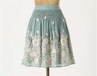 New Anthropologie Sagebrush Skirt Size 6 10  