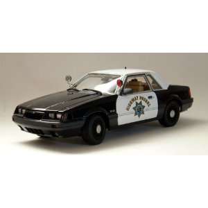   18 Scale GMP California Highway Patrol 1985 Mustang 