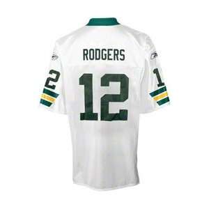  Aaron Rodgers Green Bay Packer Reebok White Away Youth 