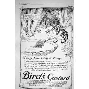  1921 ADVERTISEMENT BIRDS CUSTARD TAMBORINA PRINCE ANDREW 