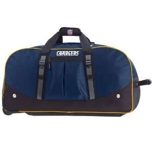  San Diego Chargers NFL 35 Wheeling Duffel Bag: Sports 