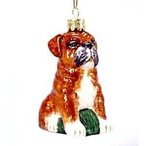  Kurt Adler Noble Gems Bulldog Glass Ornament Everything 