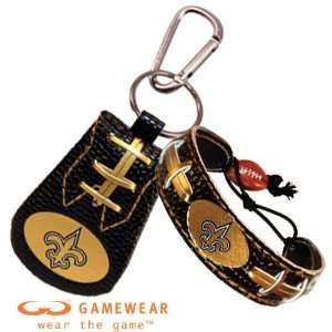  New Orleans Saints Team Color Bracelet & Keychain Set 