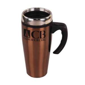 Bronze   2 working days   Travel mug with a classic metal finish, 14 