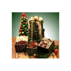 Yuletide Greetings Holiday Chocolate Tower   Bits and Pieces Gift 