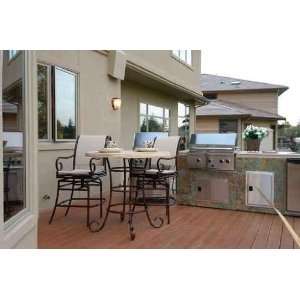  Deck with Bbq Stove   Peel and Stick Wall Decal by 