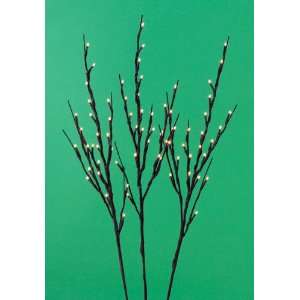   Spring Serenity Decorative Lighted Brown Twig Branches 30   Clear