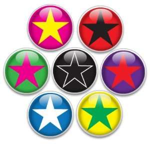  Decorative Push Pins 7 Small Stars: Office Products