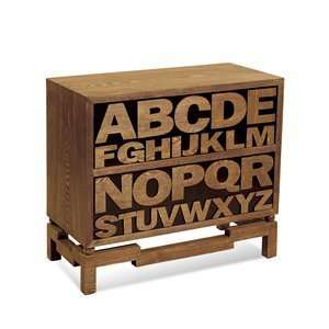   A1934 Finished Alphabet Chest Decorative Storage: Home & Kitchen