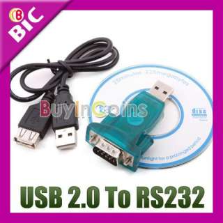 USB 2.0 to RS232 Serial DB9 9Pin Adapter Cable FTA GPS  