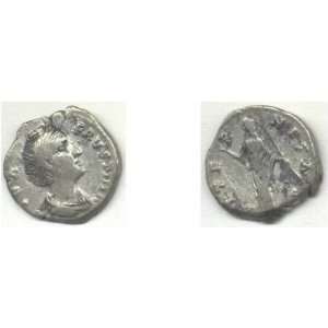 ANCIENT ROME: Faustina the Elder (died 141 CE) Silver Denarius, RSC 26