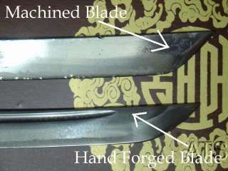Hand Forged Japanese Blue Shirasaya Katana Sword Full Tang Iaito 