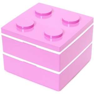  funny light pink building block Bento Box from Japan: Toys 