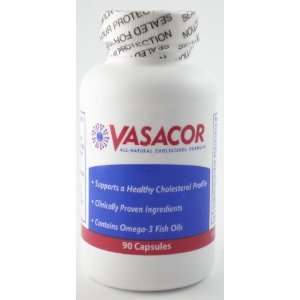  Vasacor Natural Cholesterol Formula 90 Cap Fish Oils 