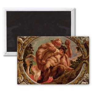 Scorpio, from the Signs of the Zodiac (oil   3x2 inch Fridge Magnet 