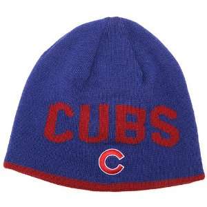  Chicago Cubs Bunker Beanie Youth Knit Cap   Royal Youth 