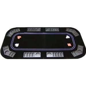 in 1 Poker, Craps, and Roulette Folding Table Top w/ Cup Holders 