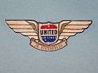 vintage united airlines jr stewardess wings pin 