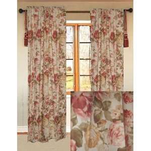    JC Penney Traditional Floral Curtain Set 84L