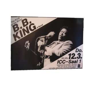  B.B. King German Tour Poster BB Of The Blues Boy 