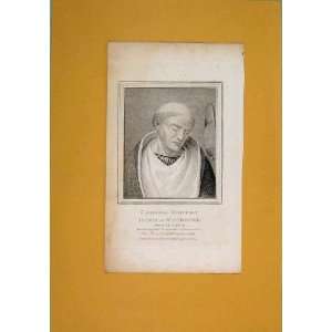  Cardinal Beaufort Bishop Winchester Shakspere Portrait 