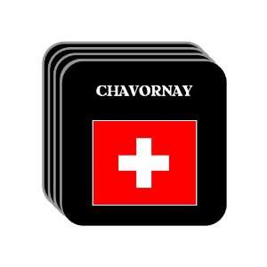  Switzerland   CHAVORNAY Set of 4 Mini Mousepad Coasters 